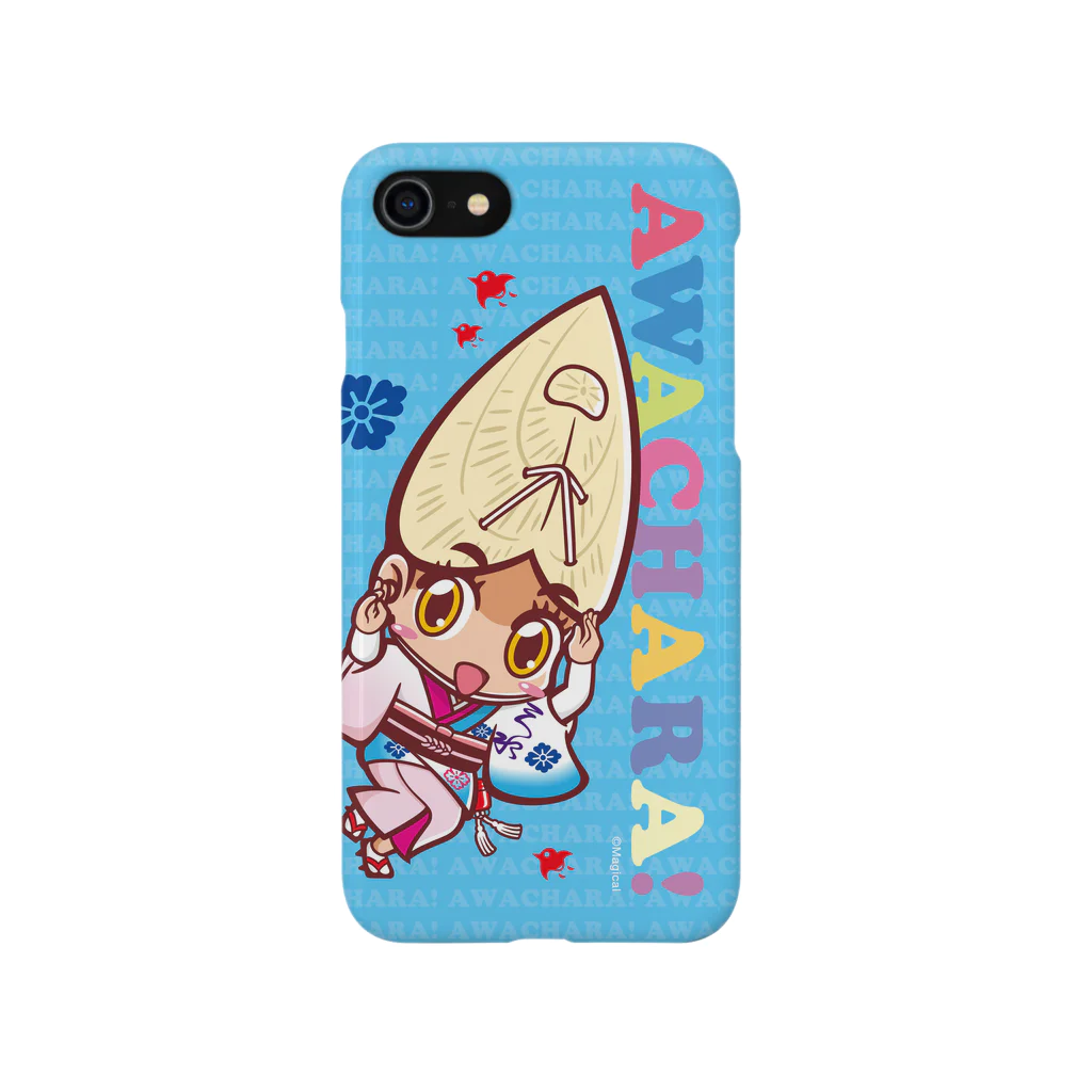 徳島 阿波キャラ！有名連の天水連①スマホケース（阿波キャラ） Smartphone Case