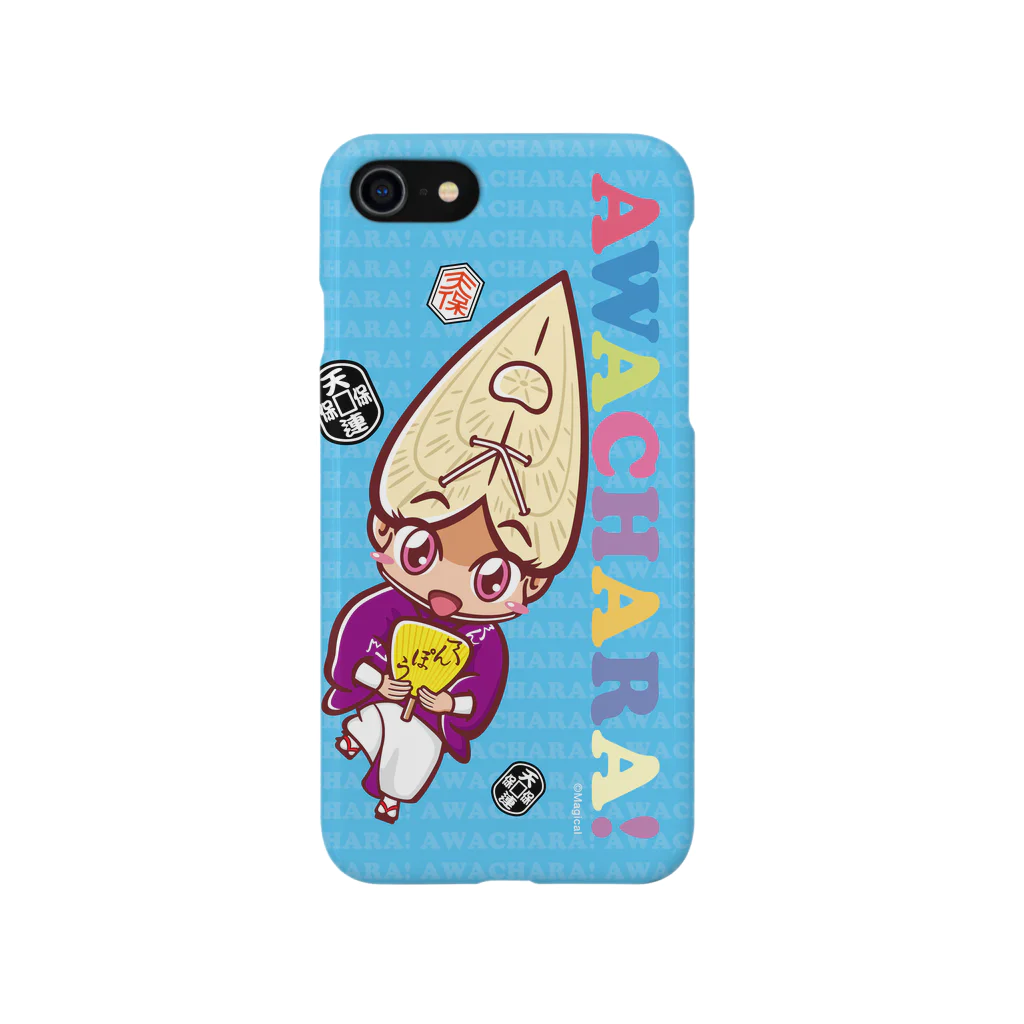 徳島 阿波キャラ！有名連の天保連①スマホケース（阿波キャラ）  Smartphone Case