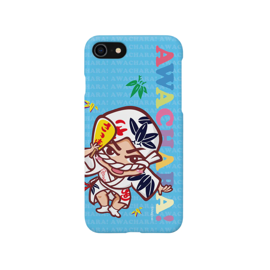 徳島 阿波キャラ！有名連のさゝ連①スマホケース（阿波キャラ）  Smartphone Case