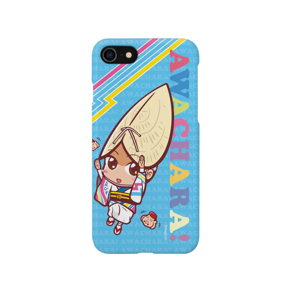 徳島 阿波キャラ！有名連のゑびす連①スマホケース（阿波キャラ）  Smartphone Case