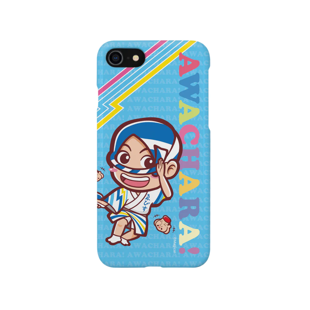 徳島 阿波キャラ！有名連のゑびす連③スマホケース（阿波キャラ）  Smartphone Case