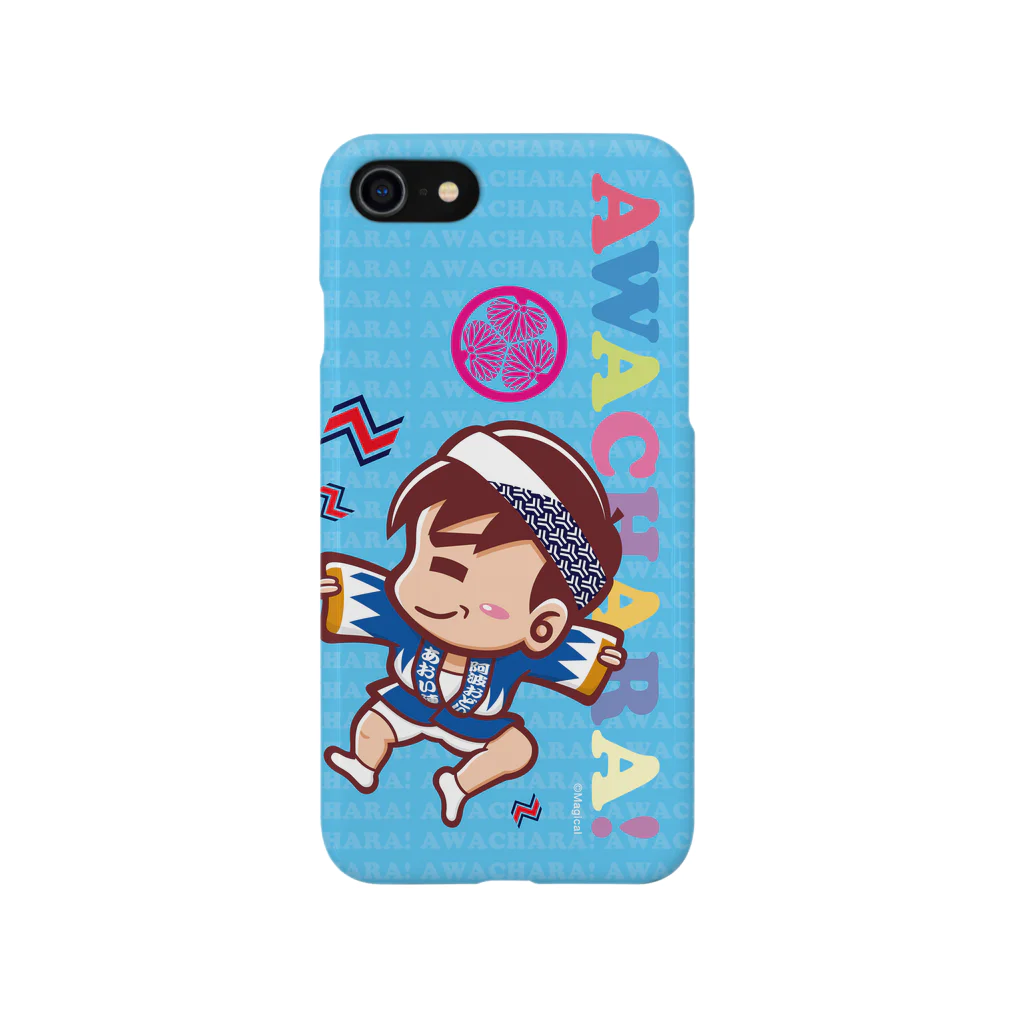 徳島 阿波キャラ！有名連の葵連③スマホケース（阿波キャラ）  Smartphone Case