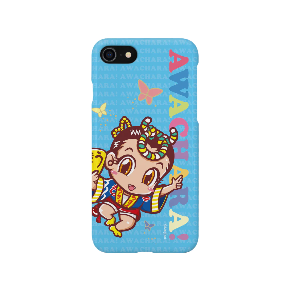 徳島 阿波キャラ！有名連のうきよ連①スマホケース（阿波キャラ） Smartphone Case