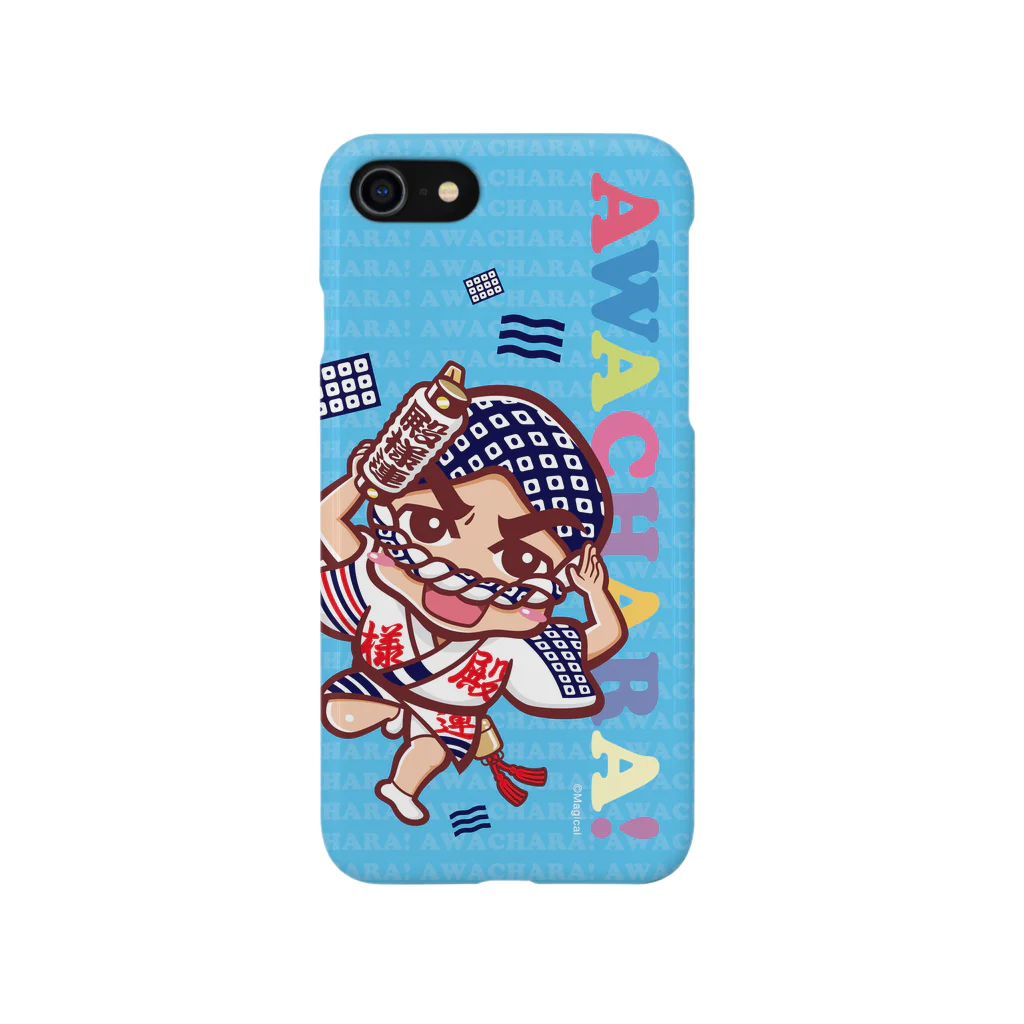 徳島 阿波キャラ！有名連の殿様連①スマホケース（阿波キャラ）  Smartphone Case