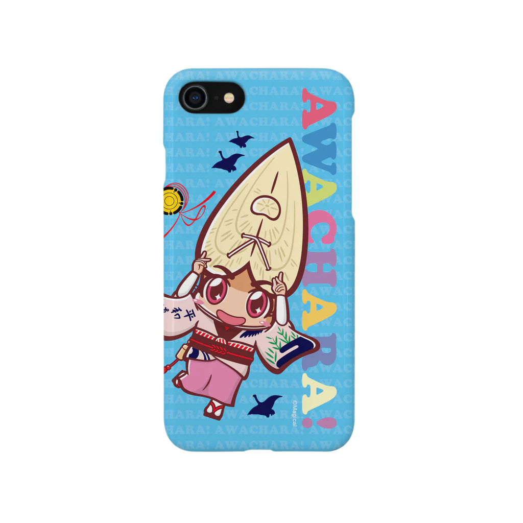 徳島 阿波キャラ！有名連の平和連①スマホケース（阿波キャラ）  Smartphone Case