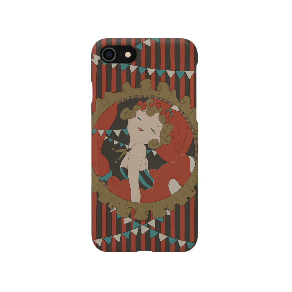 TASOYA Maro Shopのサーカスの少女 Smartphone Case