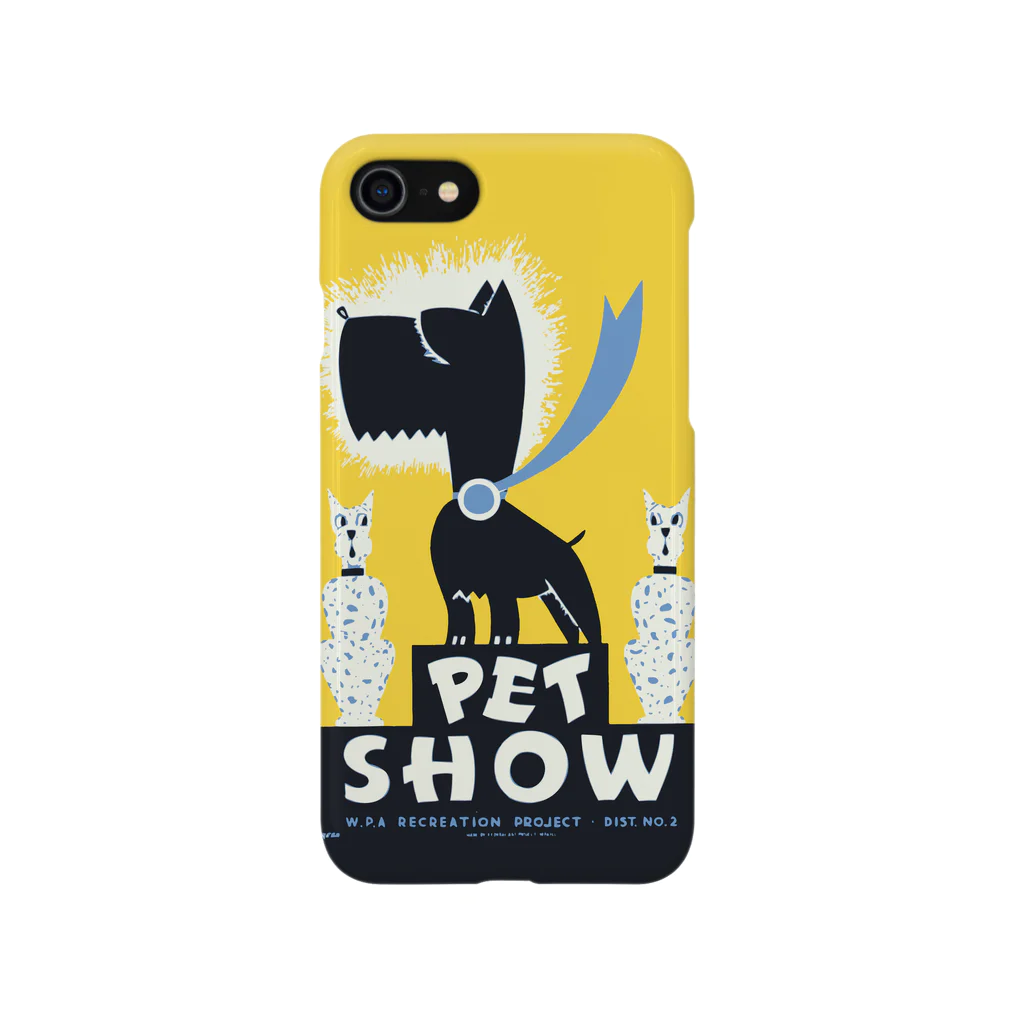 PD selectionのDog Show Cartoon Poster：ドッグショー漫画ポスター Smartphone Case