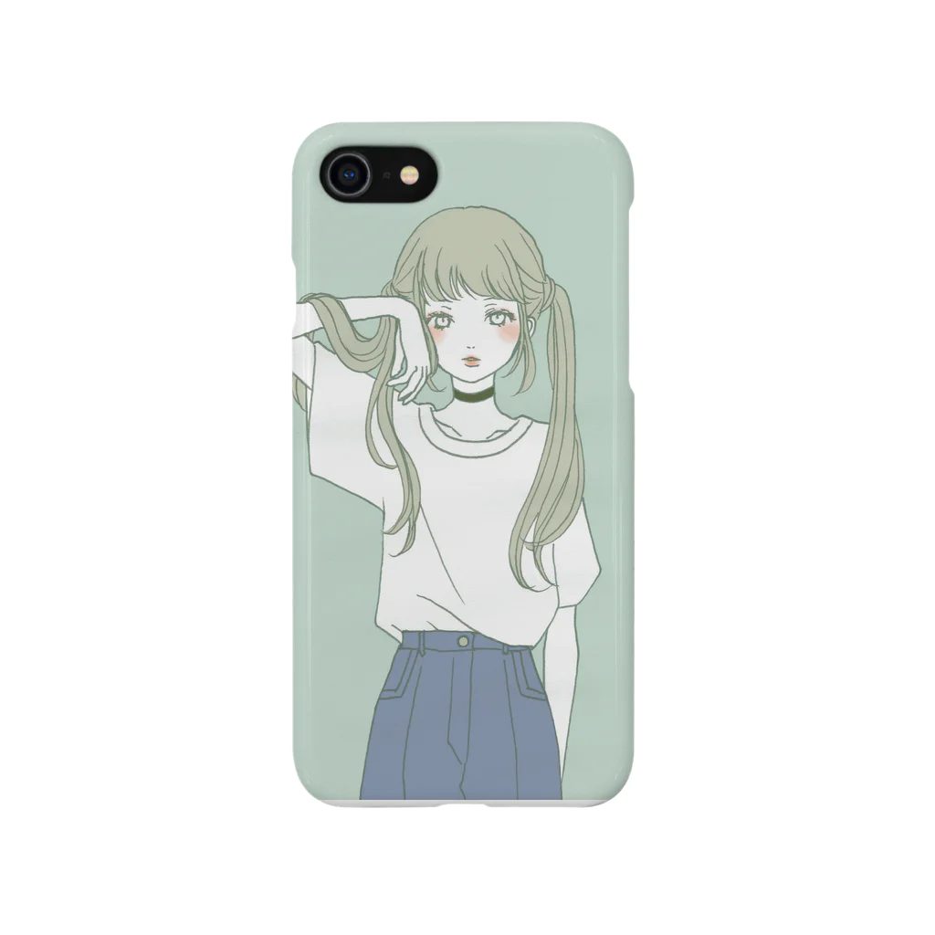 eco-tのtwin tail Smartphone Case