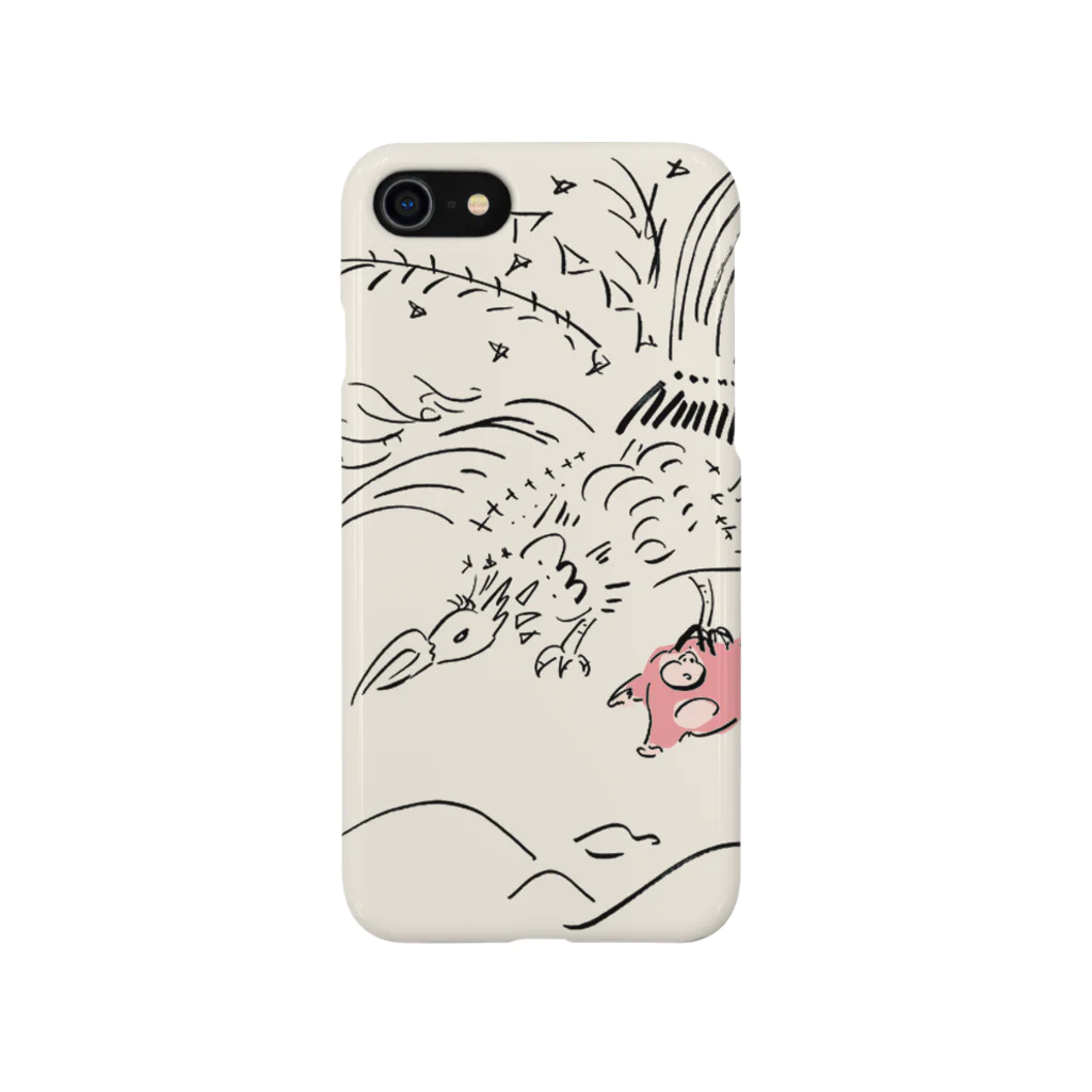 savaの鷹とチョコゴリラさん Smartphone Case