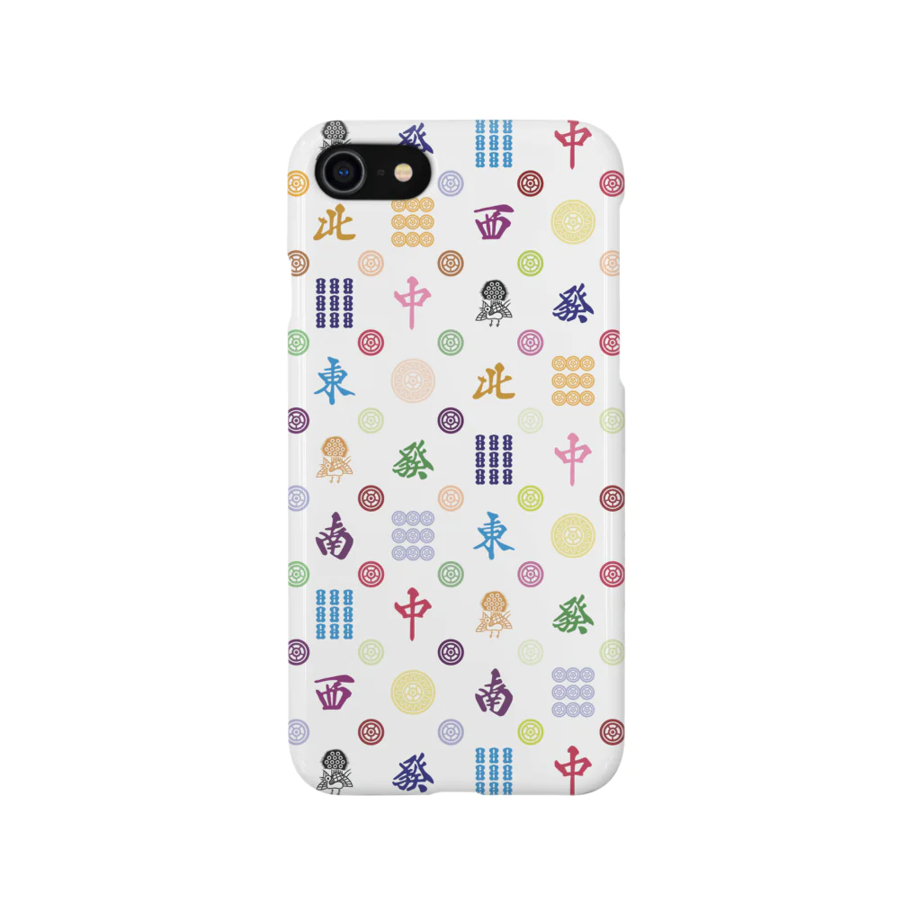 036（オサム）@南阿佐ヶ谷麻雀部の麻雀牌モノグラム Smartphone Case