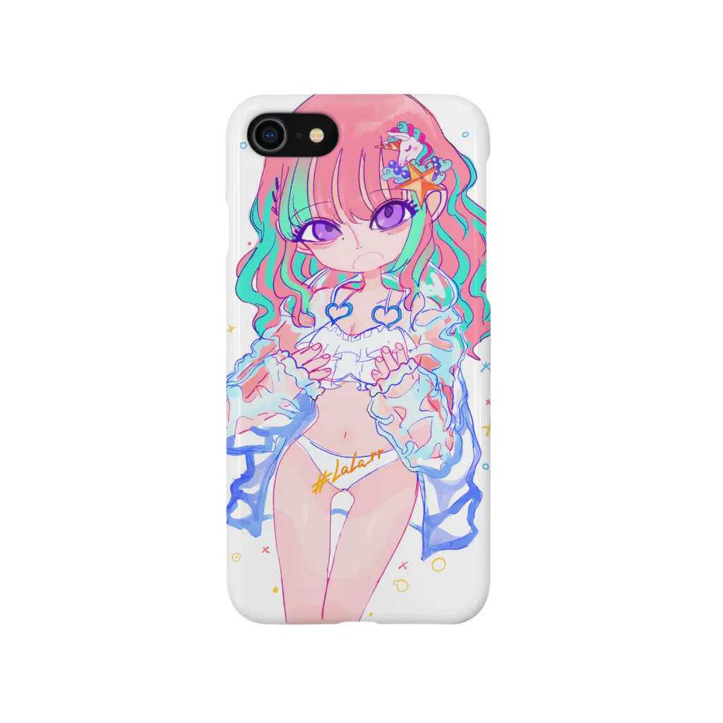 つづつのLaLa_rr swim スマホケース