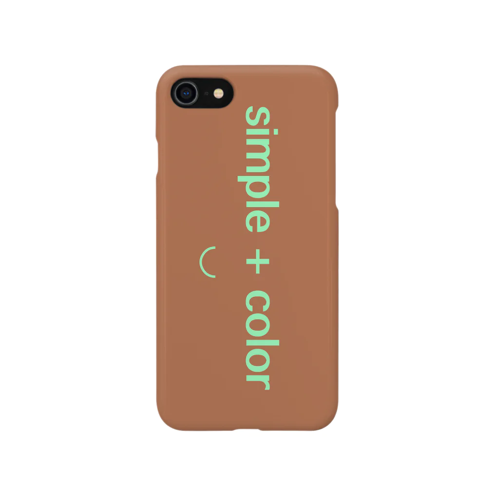 simple + colorのiPhone case Smartphone Case