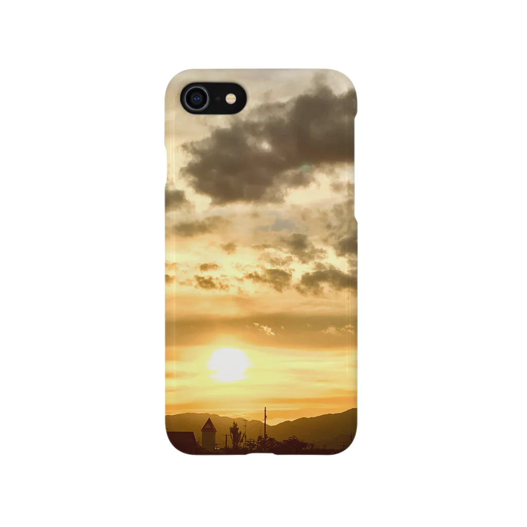 fullmoonの黄金の夕日 Smartphone Case