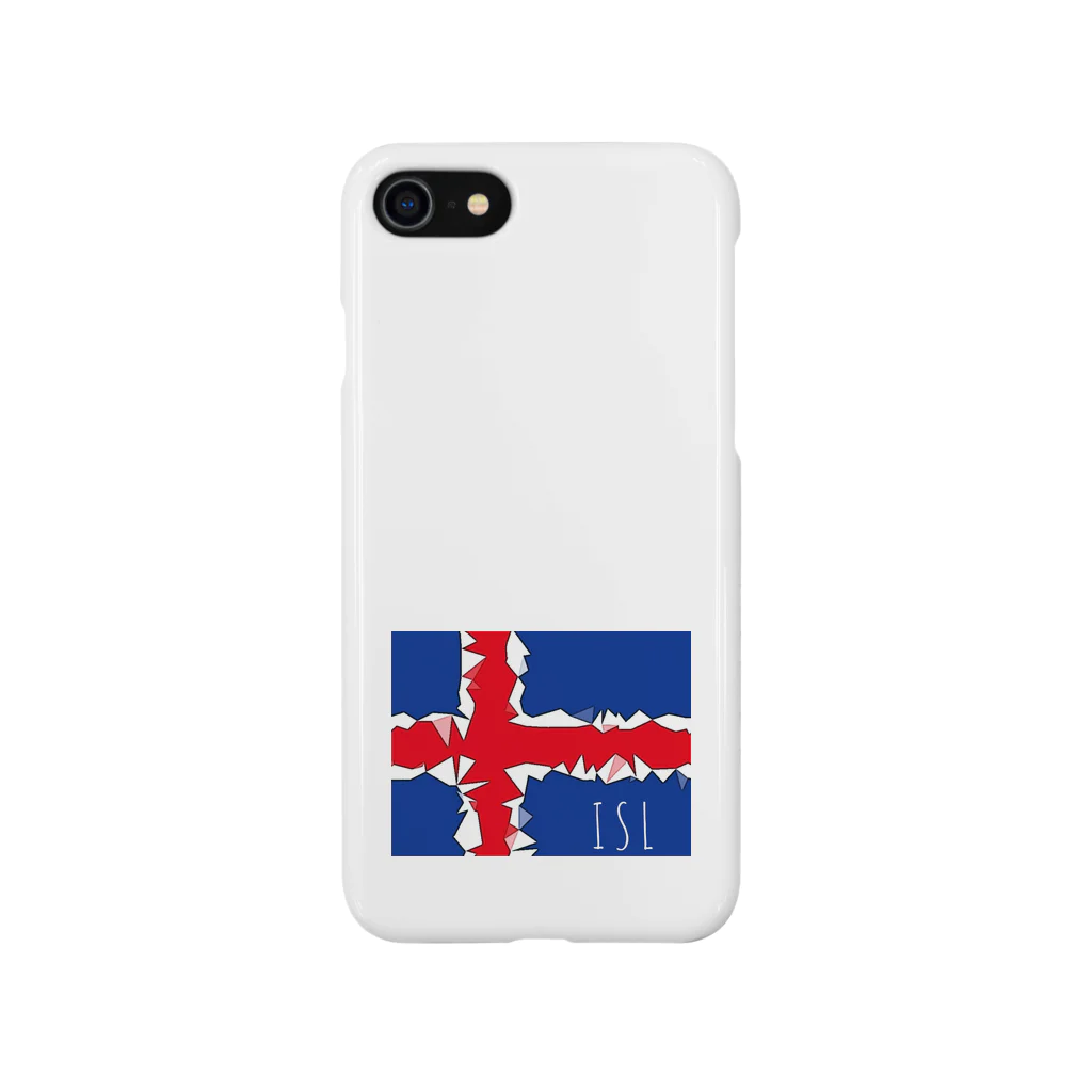 mijokulのISL アイスランド モチーフ Smartphone Case