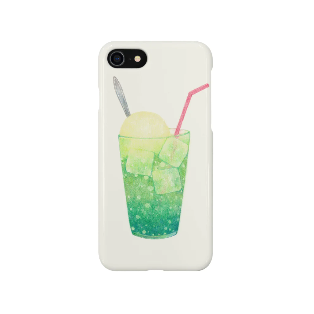 百瀬月絵のクリームソーダ スマホケース