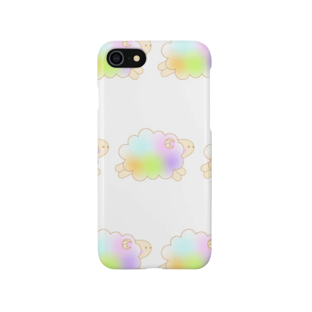 Koharuのもくもく夢色ひつじ iPhone Smartphone Case