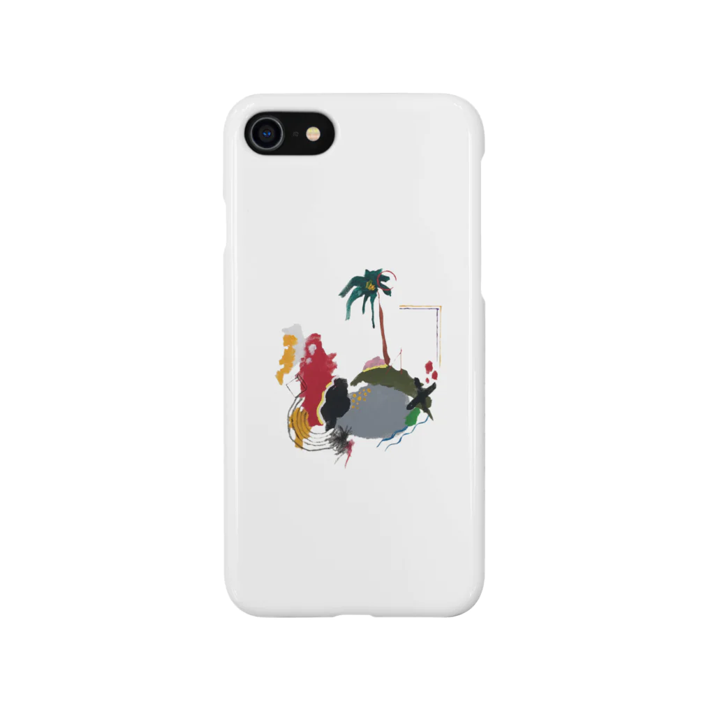 a r t.のpalm tree スマホケース