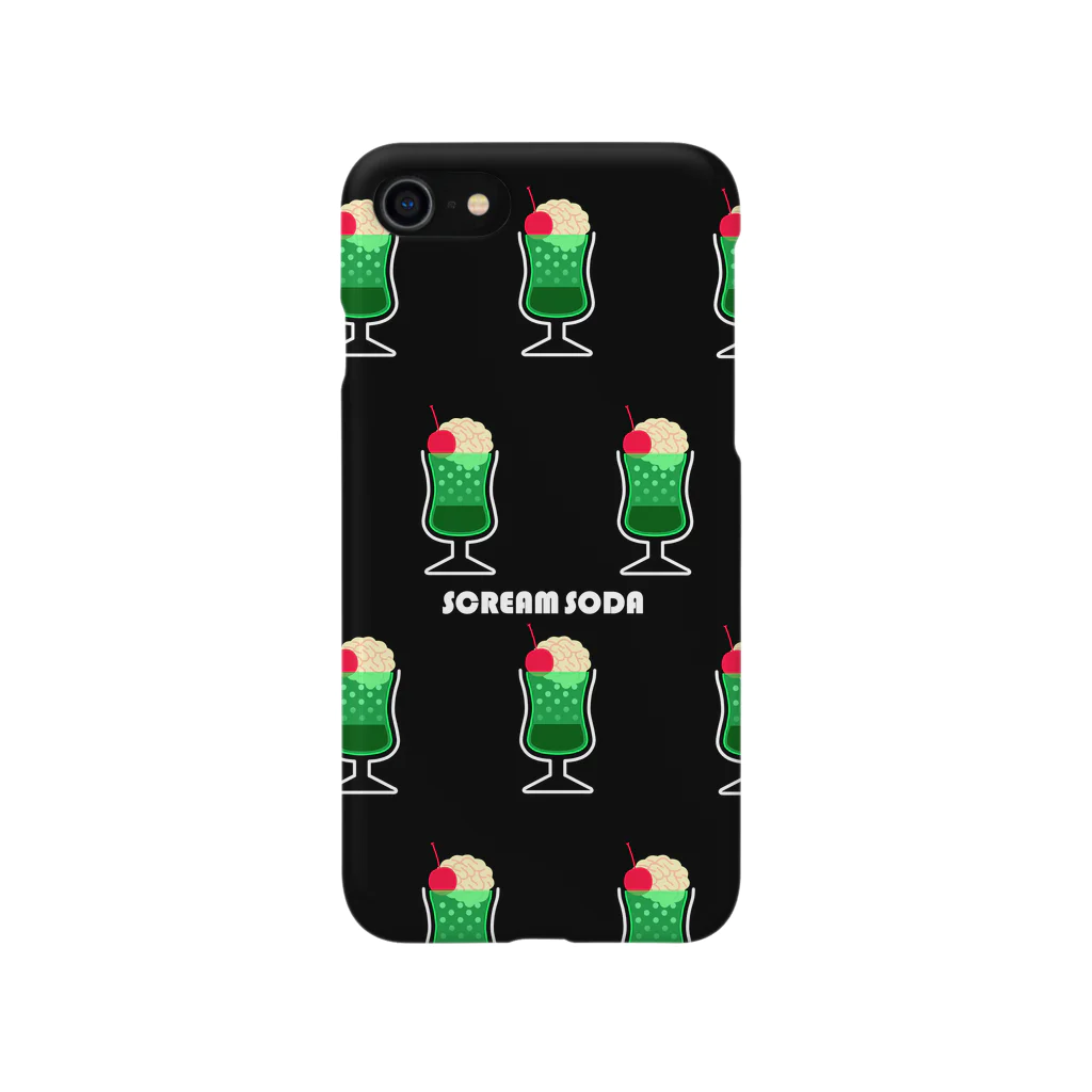 kino子のSCREAM SODA 総柄 Smartphone Case