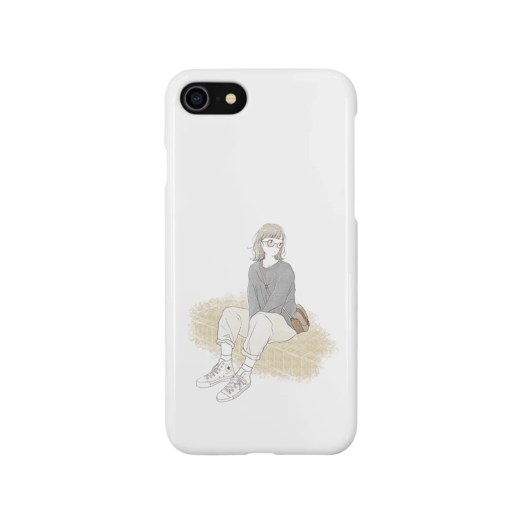 あめをたべようのふりかえるおんなのこ Smartphone Case