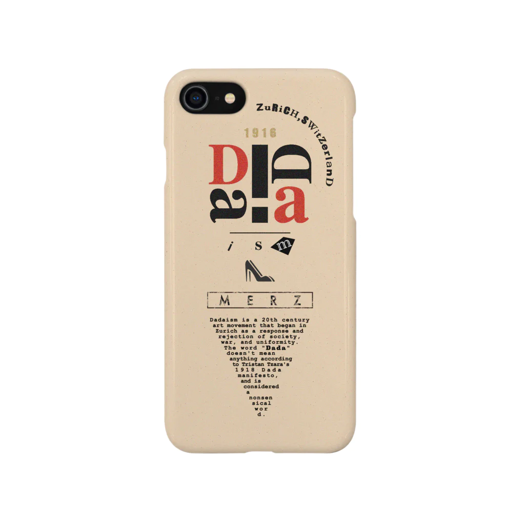 No.30_DesignWorks typographyのDadaism art Typography Design スマホケース