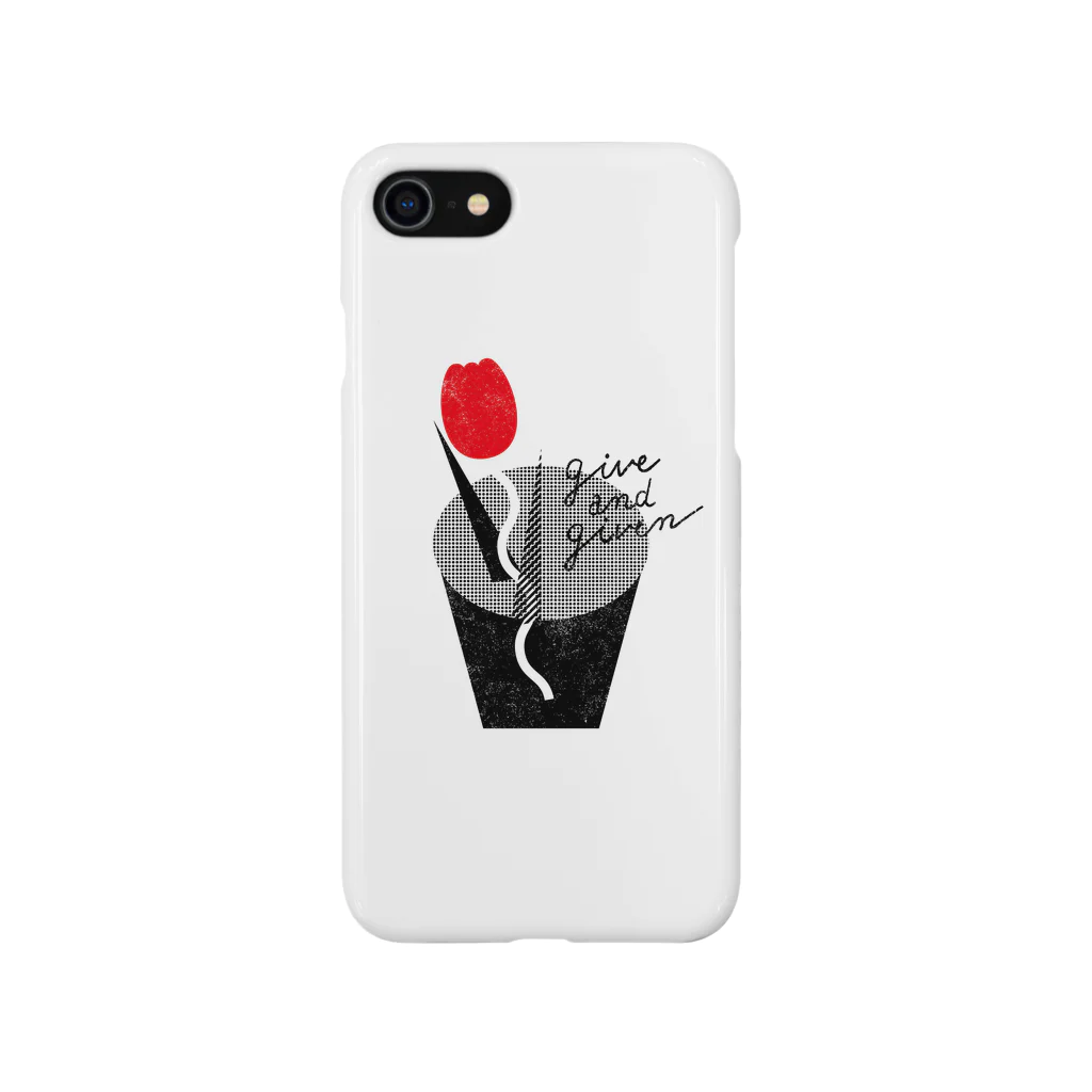 D O T & C R A F TのiPhoneケース「挿す花」 Smartphone Case