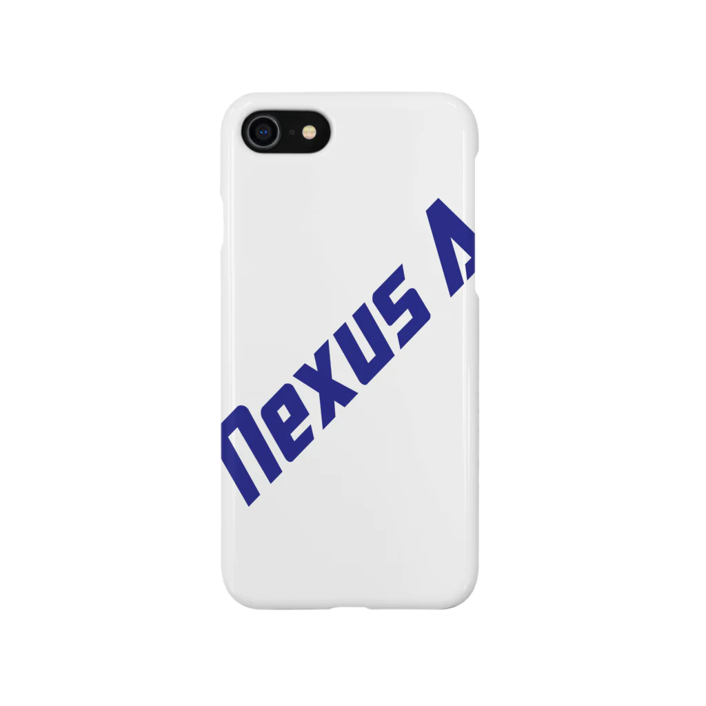 nexusa1980のロゴ（ブルー） スマホケース
