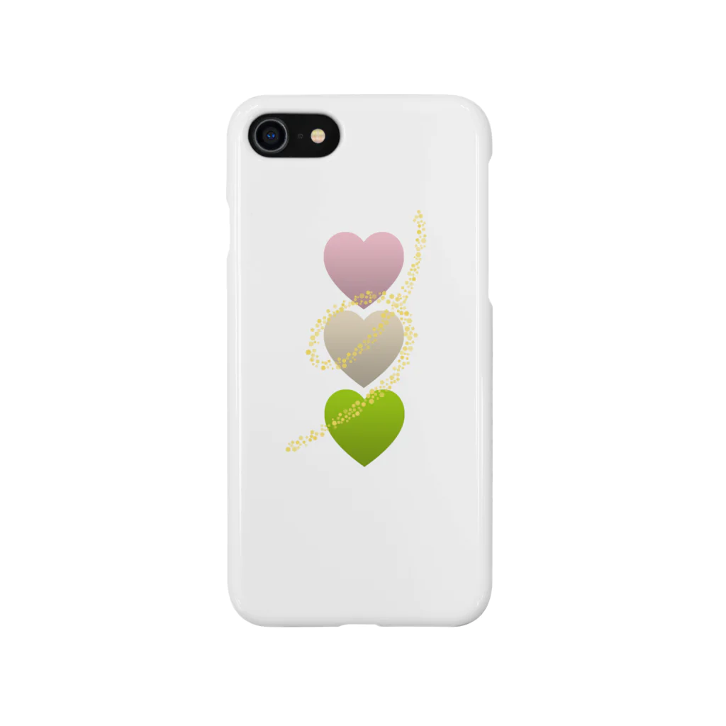 ＆Heartの三色団子🍡＆Heart Smartphone Case