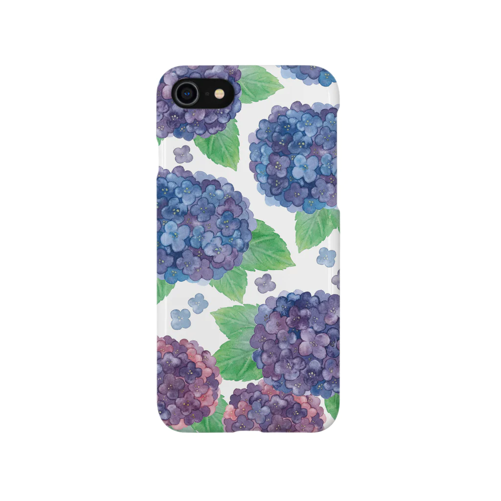 さとろくの紫陽花iPhoneケース Smartphone Case