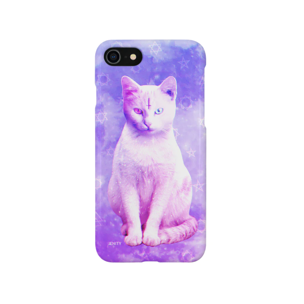 IENITY　/　MOON SIDEの✡ Holy cat and Moon ✝  iPhone Smartphone Case
