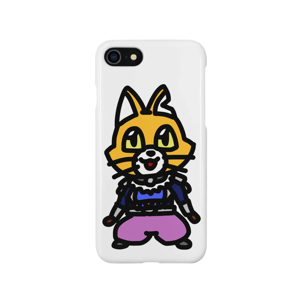 キャットＣのこうじょうけんがくのキャットＣ「棒立ち」 Smartphone Case