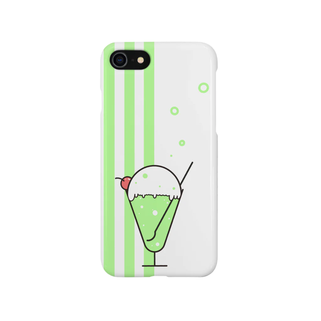 Nico Rab.のくりぃむそーだ green スマホケース