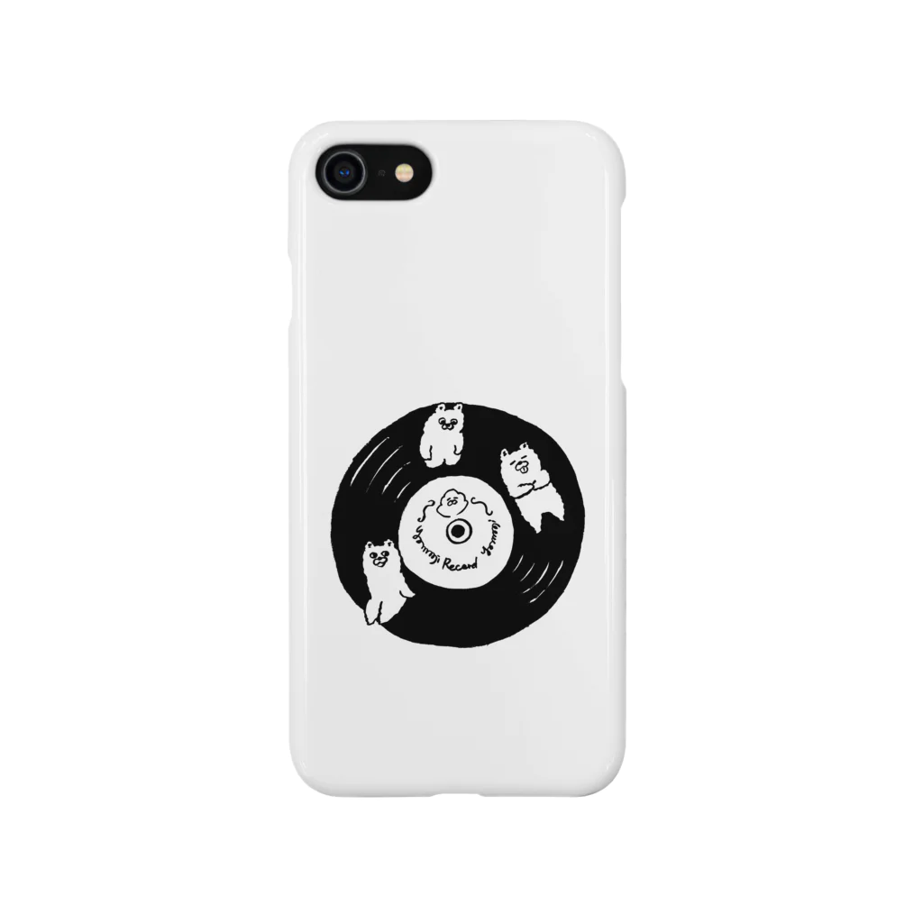 蓬来燕の３匹のくまとレコード Smartphone Case