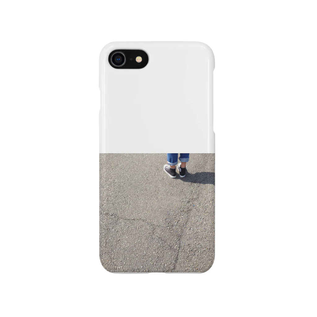 goodnight.の地面と足 Smartphone Case