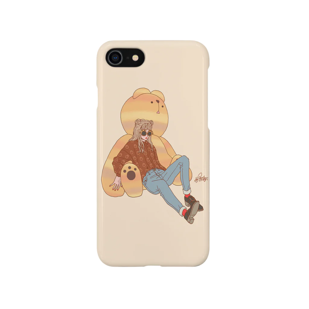 竹条いちいのくまガール Smartphone Case