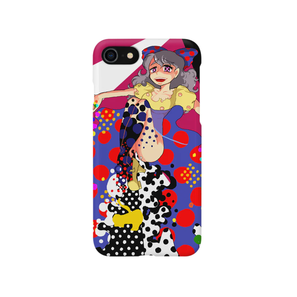 ひよどりのCrazy dot dot dot iPhone Smartphone Case