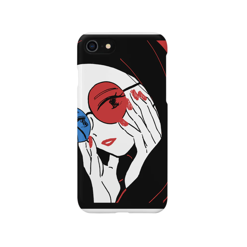 nakanaka11のred Smartphone Case