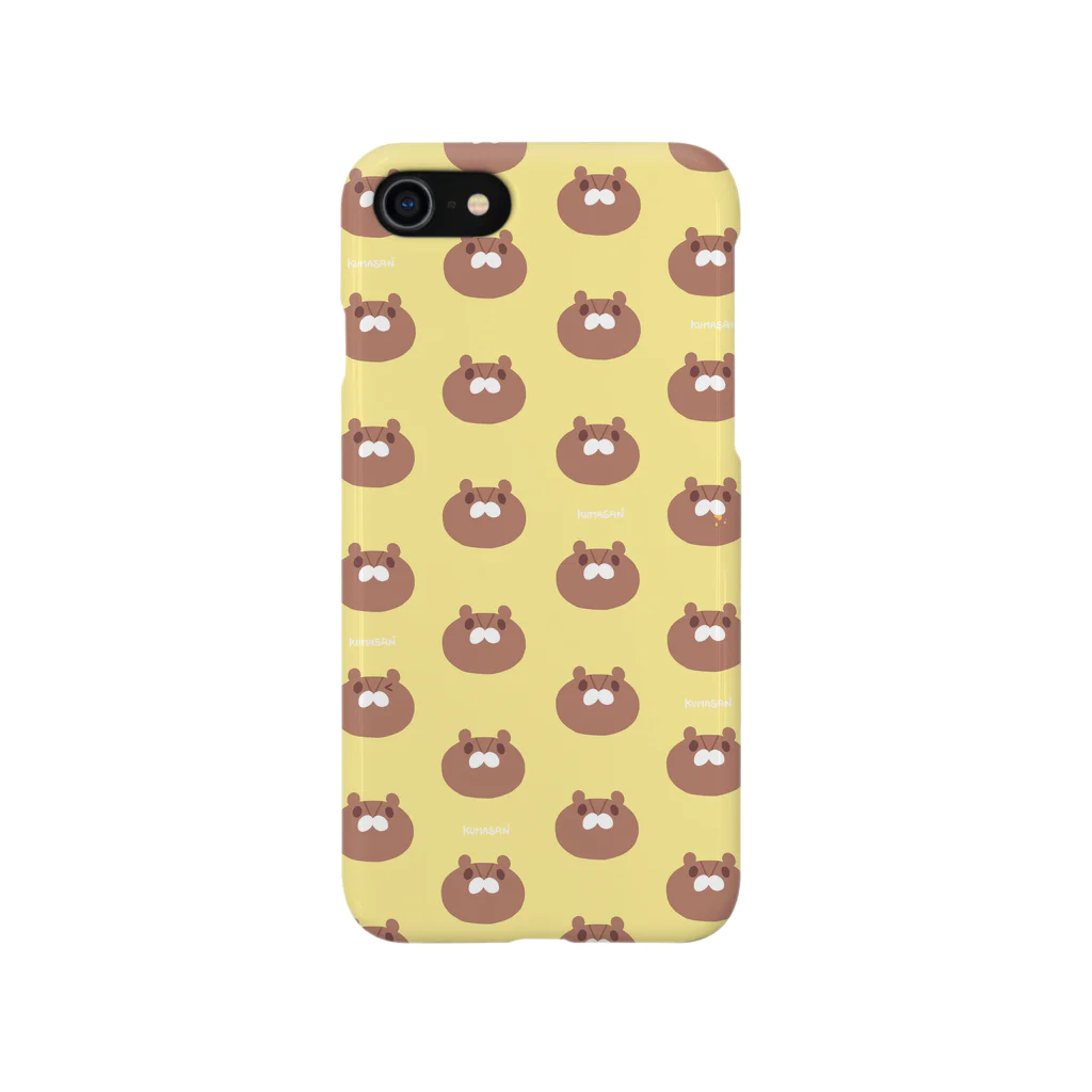 くまさんbyMOFUYAのくまさんきいろいケース Smartphone Case