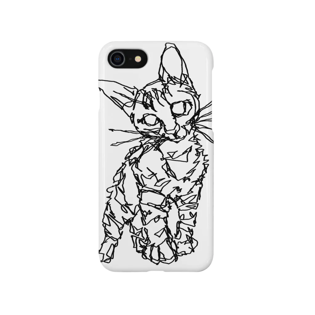 HElll - ヘル - の左手で描いたネコ Smartphone Case