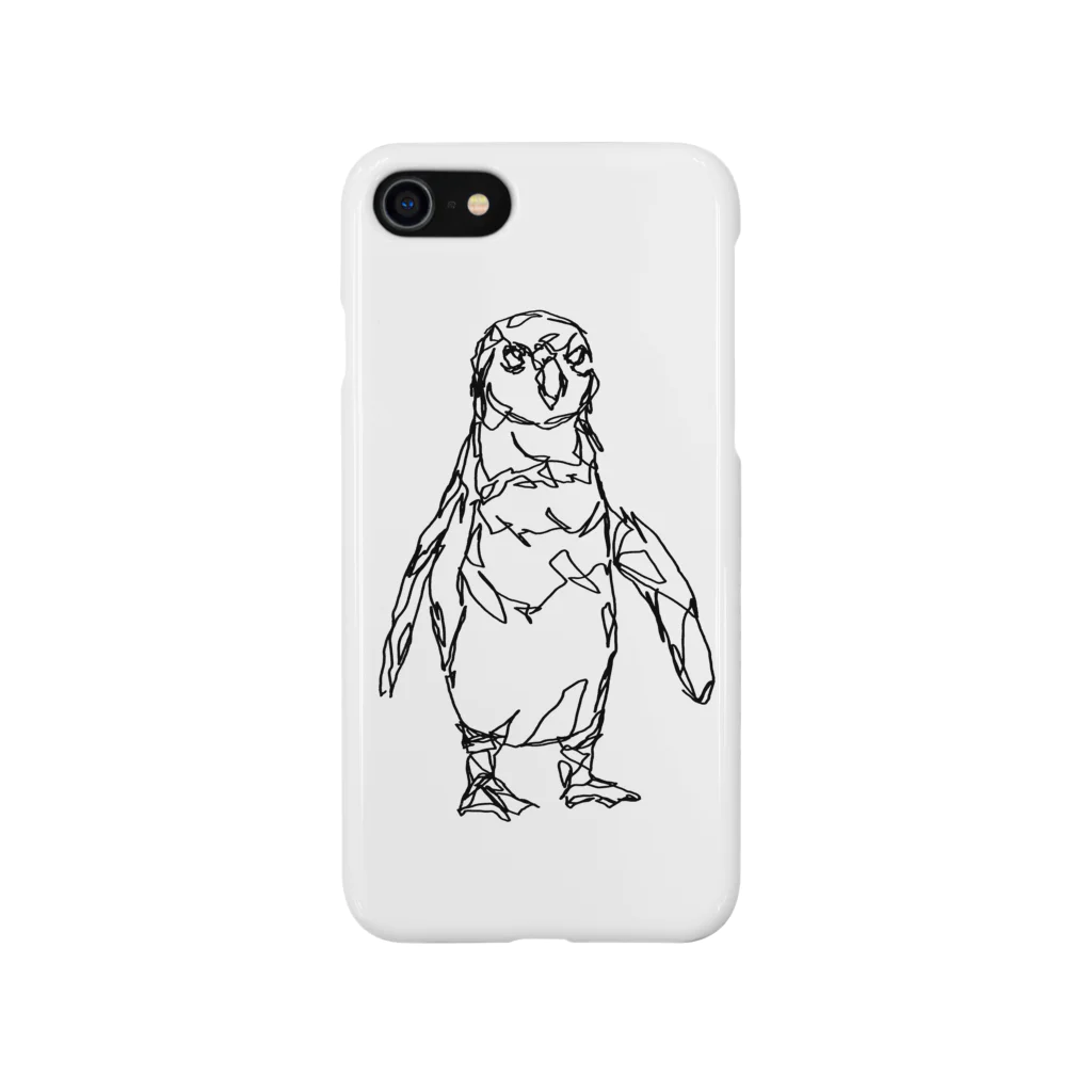 HElll - ヘル - の左手で描いたペンギン スマホケース