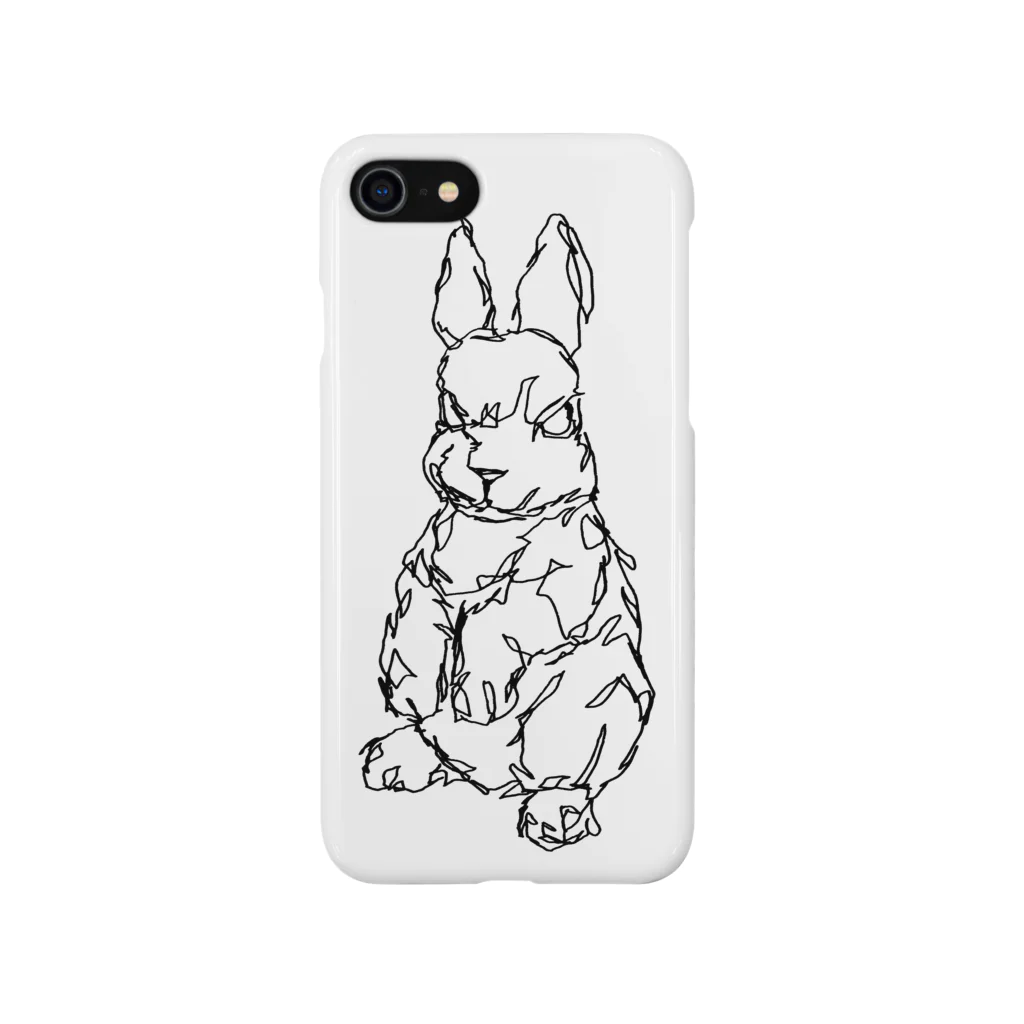 HElll - ヘル - の左手で描いたウサギA Smartphone Case