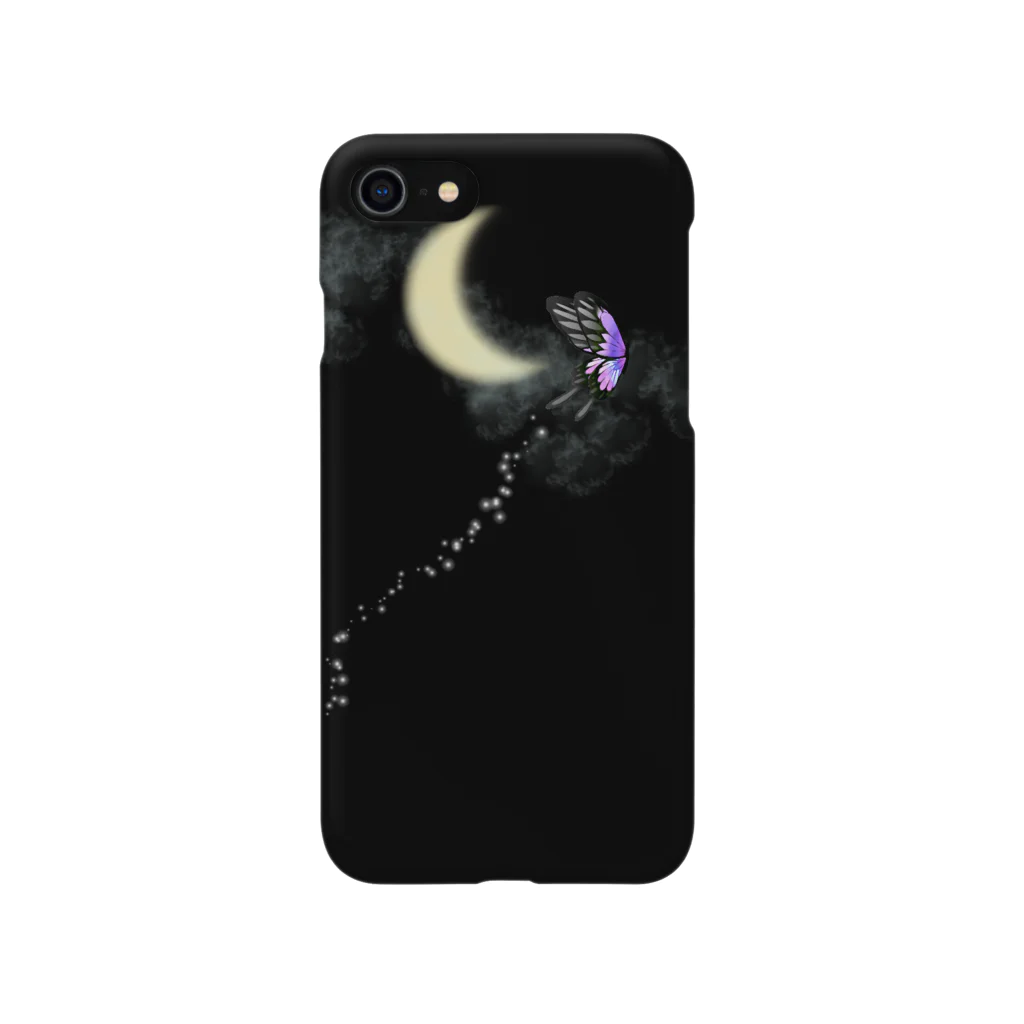 LeoM_1205の夜闇の蝶 Smartphone Case