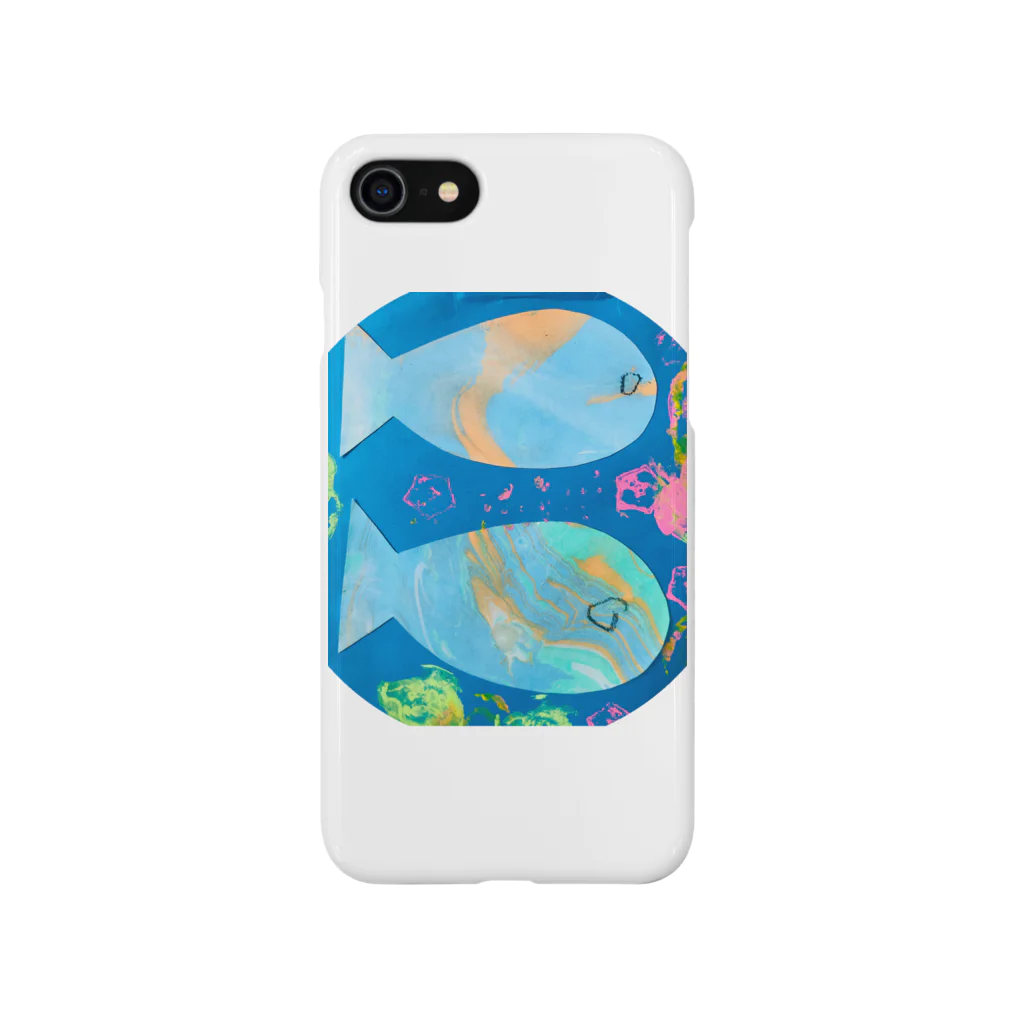 Mika Nomuraの魚くんこんにちは Smartphone Case