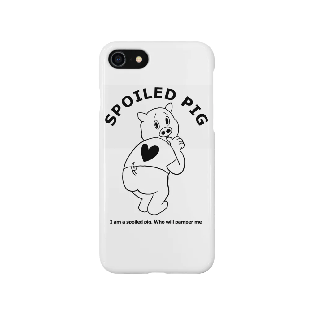 KAZUHIROSHOPの甘えん坊なぶた Smartphone Case