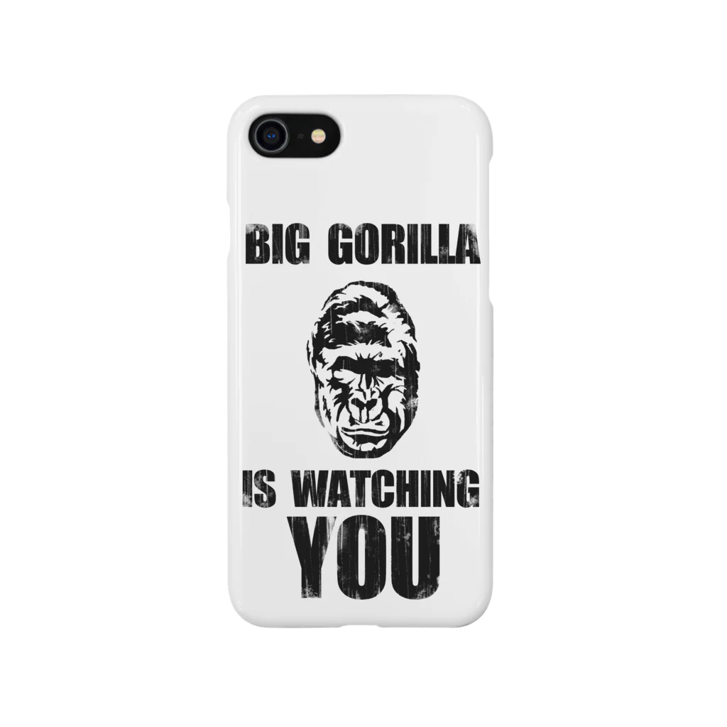 inoue_123のBIG GORILLA IS WATCHING YOU スマホケース