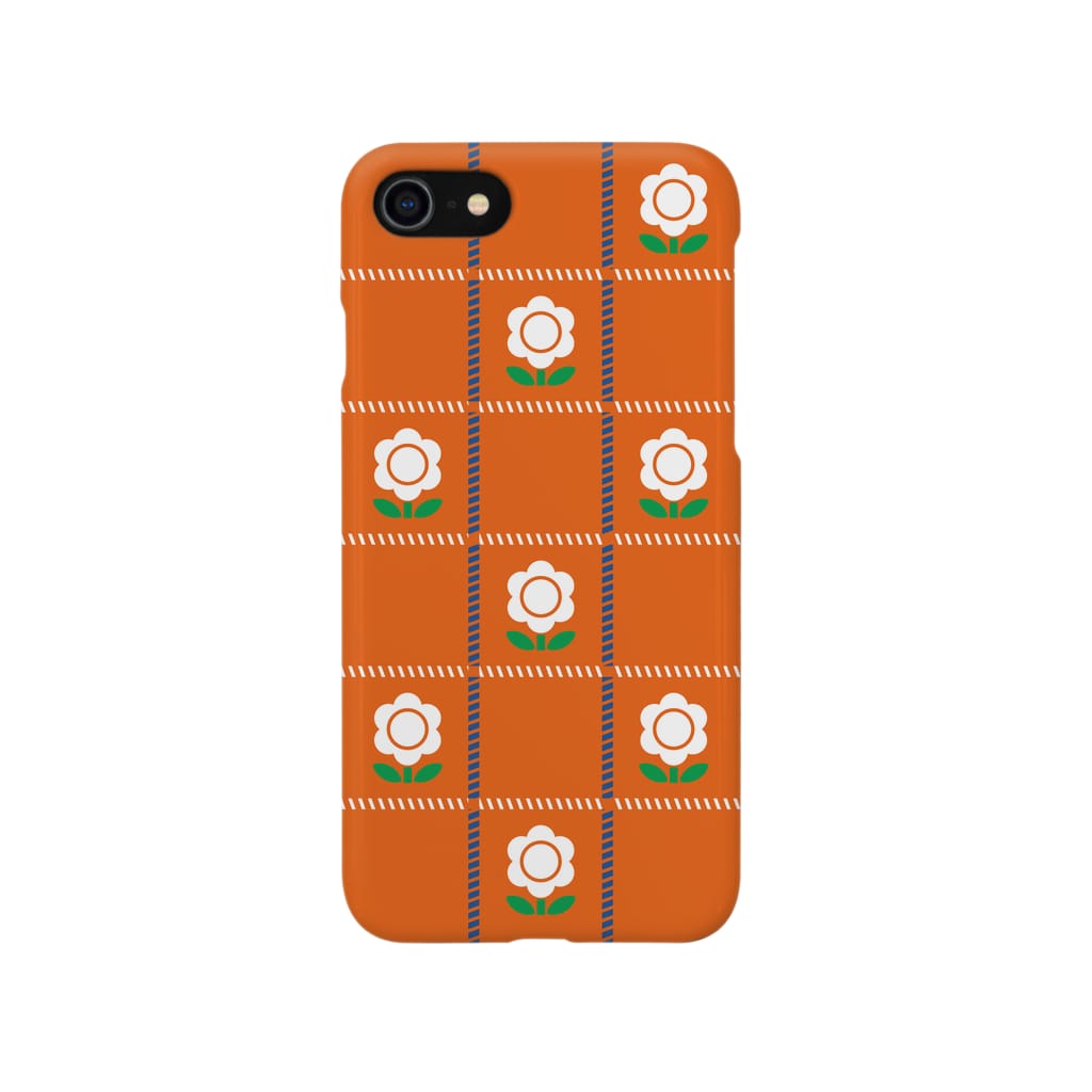レトロポの花田さんちのこたつカバー　オレンジ Smartphone Case
