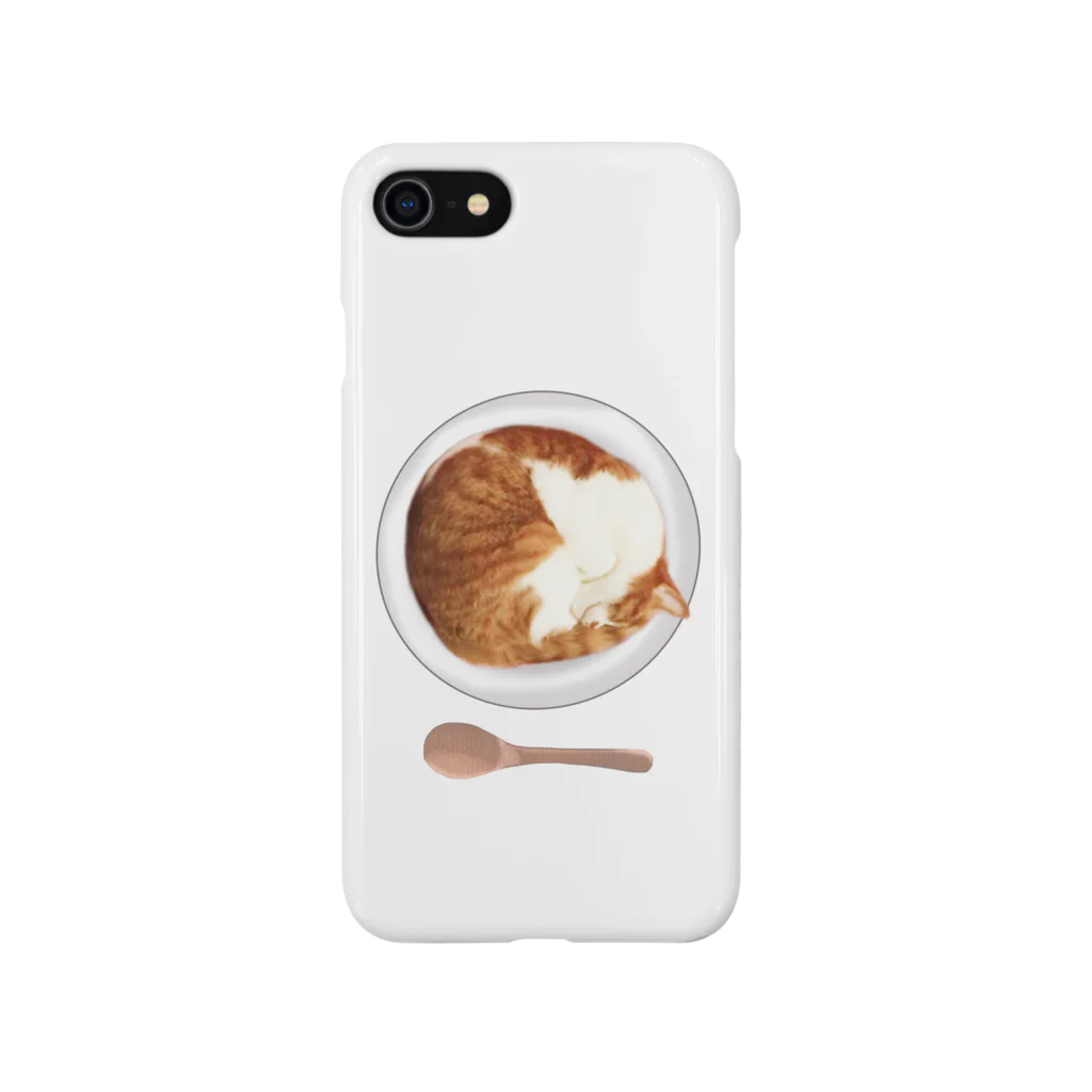 氷熊のおみせの猫カレー🍛おいしそうな いろをした ねこ. Smartphone Case