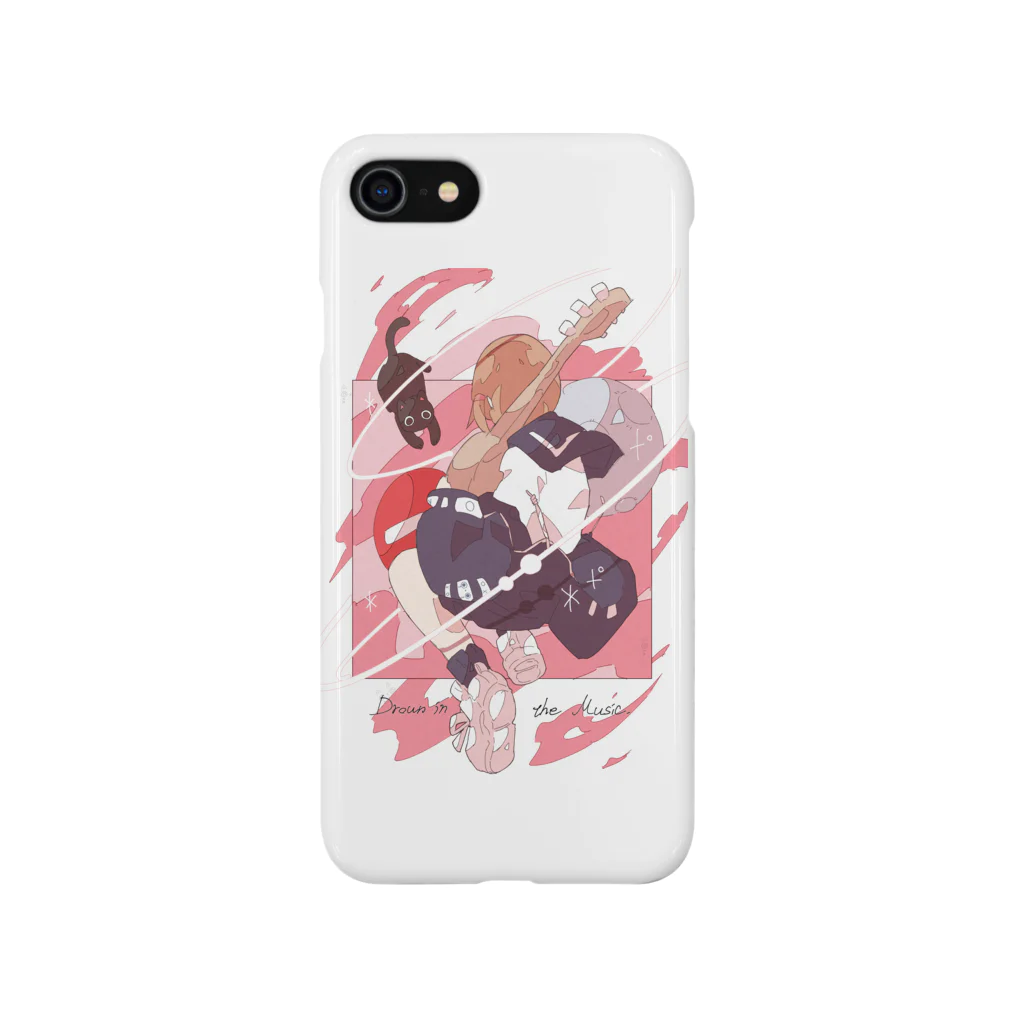 Haるの「音楽に溺れる。」茜色ver. Smartphone Case