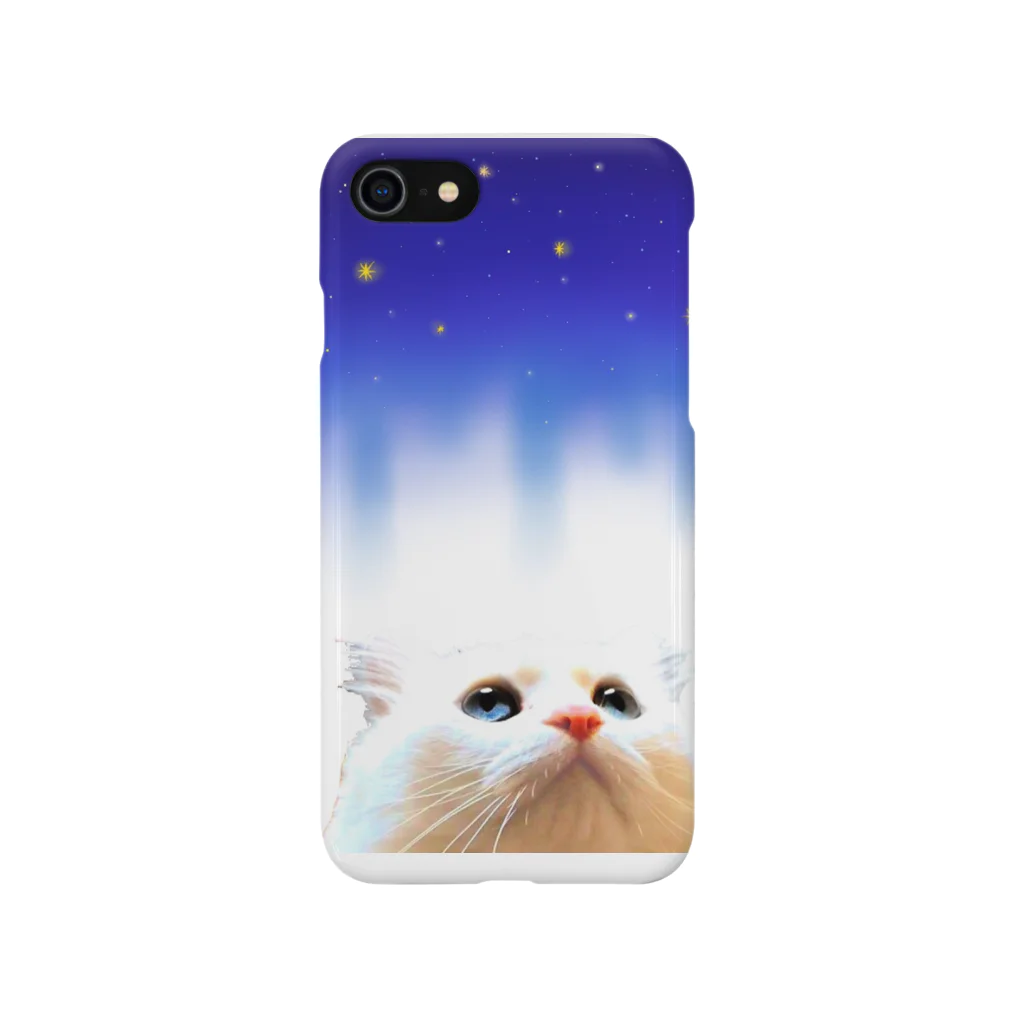  "chuna × kochi" cats shopのしらたまの夢。 スマホケース