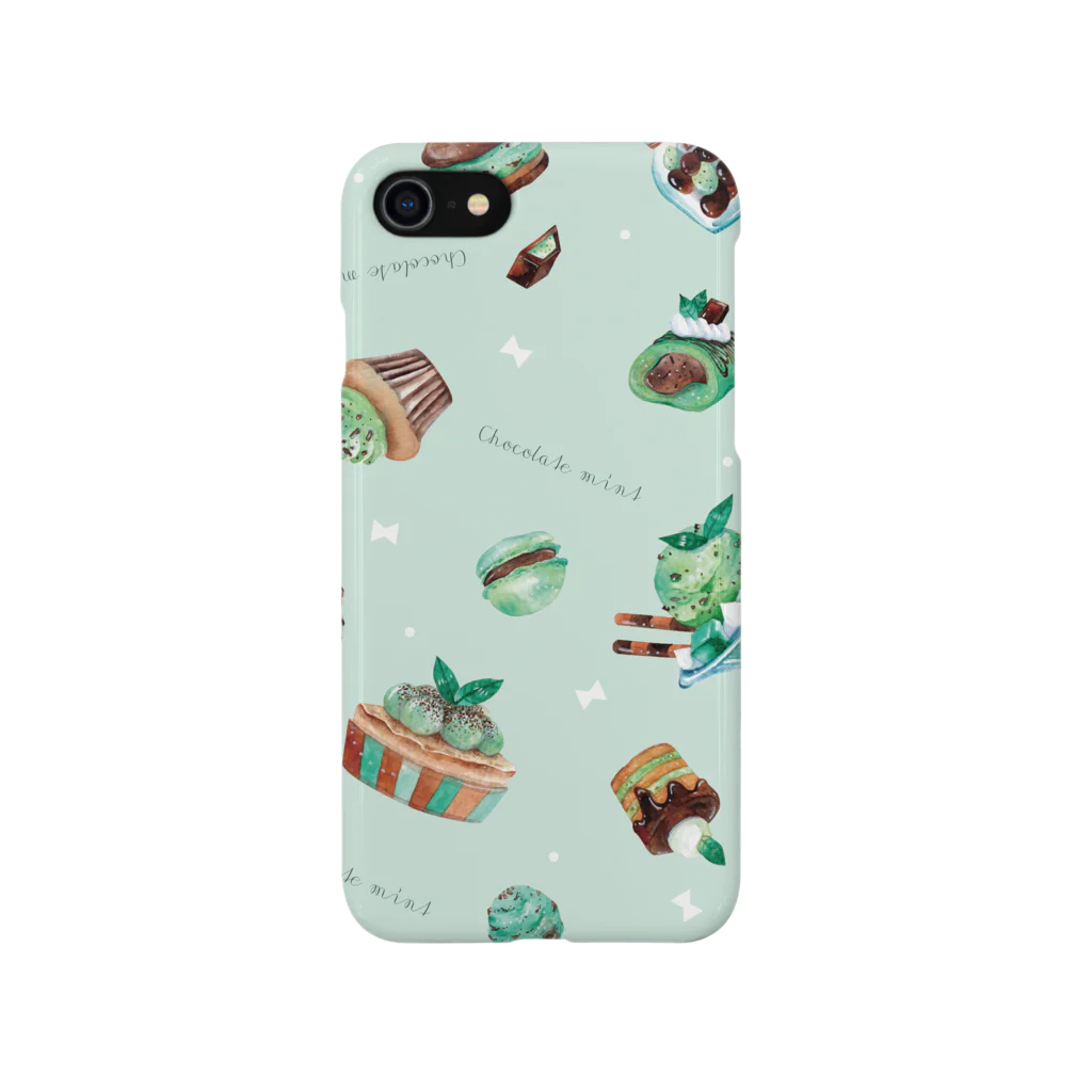 & colorsのチョコミント Smartphone Case