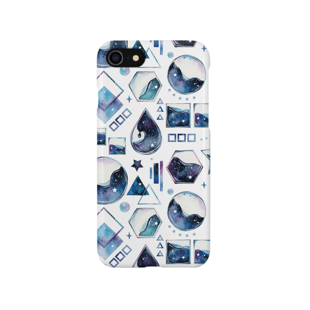 & colorsの図形×星空 スマホケース